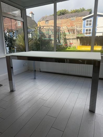 Calligaris Extending Glass Dining Table
