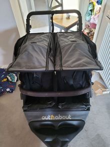out n'about double buggy - great condition