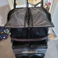 out n'about double buggy - great condition