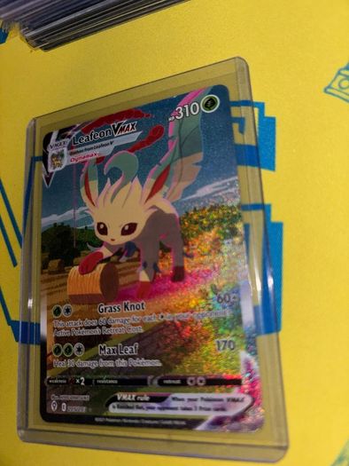 pokemon cards LEAFEON VMAX