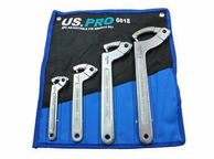 main image for ad Adjustable Pin Wrench Spanners Set 4pc Spanner 3/4 Inch -7/10 Inch US PRO 6818