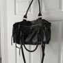 Black bershka handbag faux leather Image 4