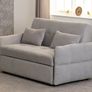 Chelsea Silver Fabric Sofa Bed Image 3