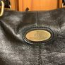 Black leather Rowallan shoulder bag Image 3