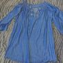 Denim Long Top. Size 10 Image 2
