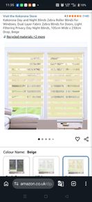 Day and night blinds 2 pairs