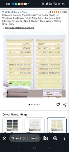 Day and night blinds 2 pairs
