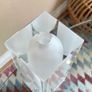 Rosenthal Studio Line Crystal Glass Block Vase, Vintage German Image 8