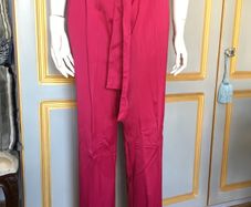 Zara fuchsia pink silky trousers, new, size M