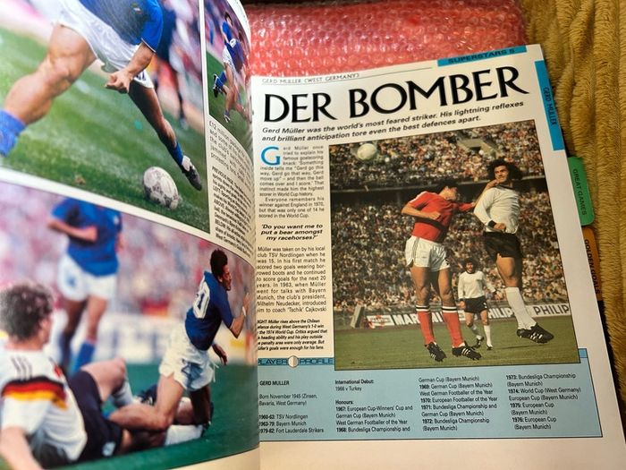 World Cup 90 Sticker Collection binder
