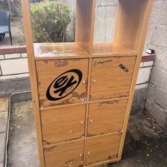 shelving with doors
