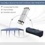 6 x 3m Pop Up Gazebo, Double Roof Foldable Canopy Tent, Wedding Awning Canopy w/ Carrying Bag (FREE SHIPPING) Image 7