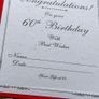 Your life at 60 Birthday big red photo album Image 2