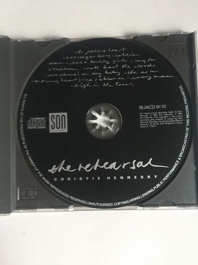 Christie Hennessy [1991] The Rehearsal (CD Album)