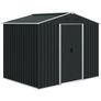 Garden Shed 8 x 6ft Grey Image 2