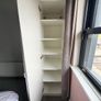 Great condition white 3 door wardrobe with mirror Image 5
