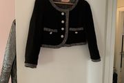 Cropped boucle jacket