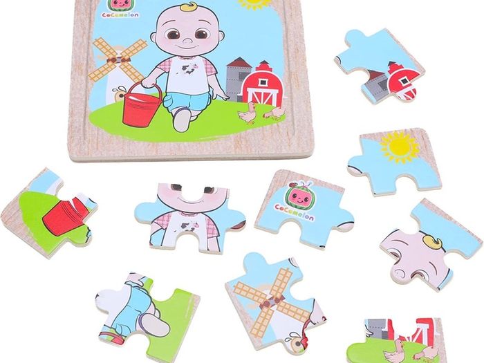 My First Puzzles - Pack of 2 Wooden Jigsaw Puzzles - Toddler Toys - Age 18 Months +
