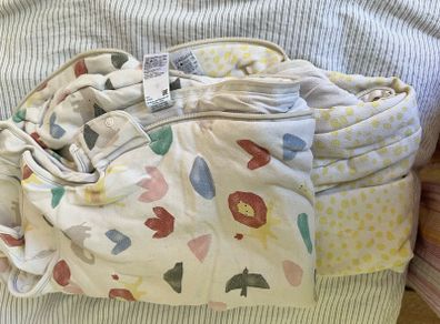 Two M&S baby sleeping bags 2.5 tog 6-18M