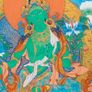 Buddha Green Tara Thangka Image 2