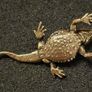3 brass lizards. Image 4