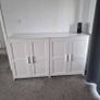 IKEA white BRIMNES cabinet with doors, white, 78x95 cm Image 4