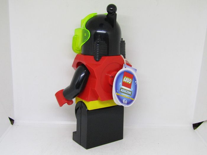 Very Rare Vintage Lego Grosvenor Aquazone Divers Red And Black Large Figure 27cm High 12" Tall Lego Bubble Bath Bath Foam Still Full Condition Very Good Original Condition As Pictured Never Used From Old Stock Height 27cm Lego Tag Is Still On The Figure Y