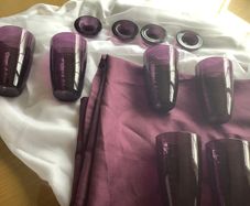 Purple Table Settings