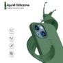 Liquid Silicone Shockproof Case For iPhone 13 Mini Luxury Soft Phone Cover Green New - FHT2IP13MLK Image 5