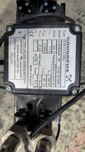 Grundfos pump