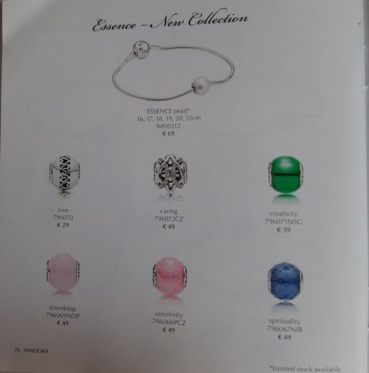 new pandora essence charms