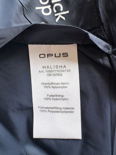 Opus quilted jacket UK12