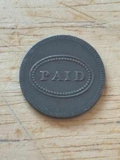 1817 Theatre token