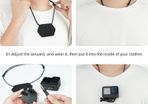 Action Camera- Magnetic Neck Strap Mount - POV