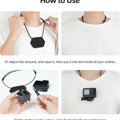 Action Camera- Magnetic Neck Strap Mount - POV