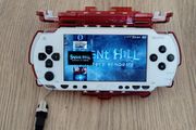 PSP 1004 White Modded 2 Original Batteries 64gb original charger