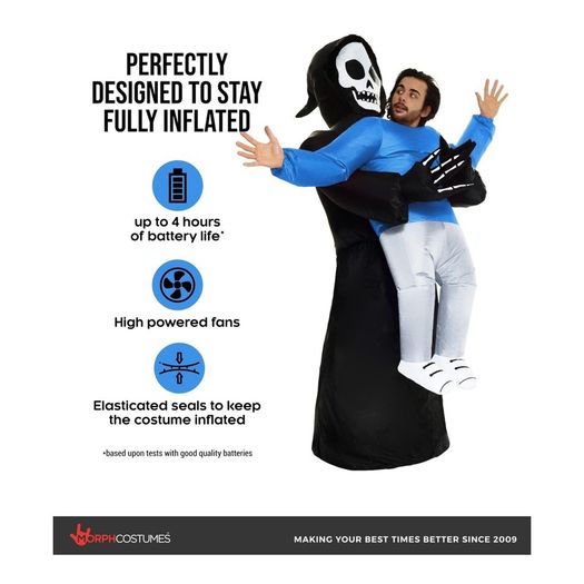 Kids Halloween Grim Reaper Inflatable costume