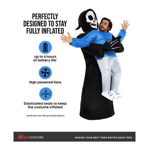 Kids Halloween Grim Reaper Inflatable costume