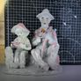 Vintage Porcelain Man with a Girl Eating WaterMelon God Log Image 2