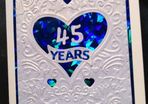 Personalised handmade anniversary cards