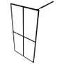 Walk-in Shower Screen Tempered Glass 90x195 cm Image 4