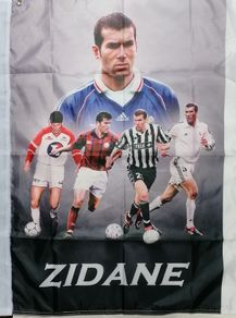 Zidane French football Legend flag 3ft x 2ft.