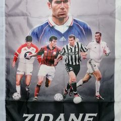 Zidane French football Legend flag 3ft x 2ft.