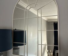 White arc mirror
