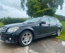 2009 Mercedes-benz C Class C200 Sport Black Estate Breaking For Parts