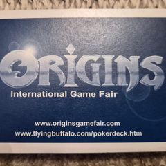 ORIGINS International Game Fair deck of playing cards