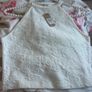 top Bnwt size 10 cream top river island Image 9