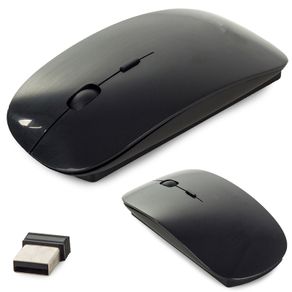 New Slim Wireless Mouse USB 2.4 GHz 1600 DPI Optical PC Laptop Computer #1430