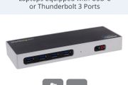 StarTech.com Dual 4K Docking Station - USB C and A (3.0) - Dual Monitor DisplayPort + HDMI Dock for Mac &amp; Windows Laptops (DK30A2DH) , Black, Silver