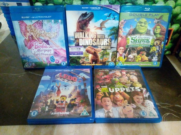 Family Movie Blu-ray Collection Kids Movies Disney Pixar
